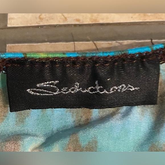 SEDUCTIONS geometric multicolour tube top x-small - Picture 5 of 6